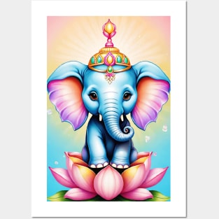 aby gannesha elephant Posters and Art
